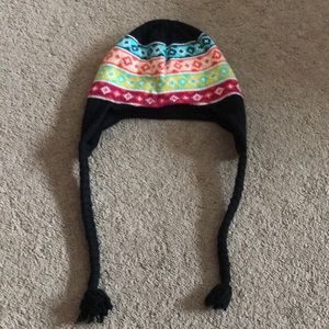 Fleece lined winter hat.